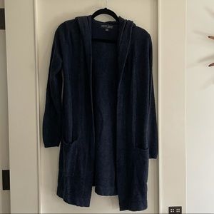 Barefoot Dreams sweater cardigan navy xs small